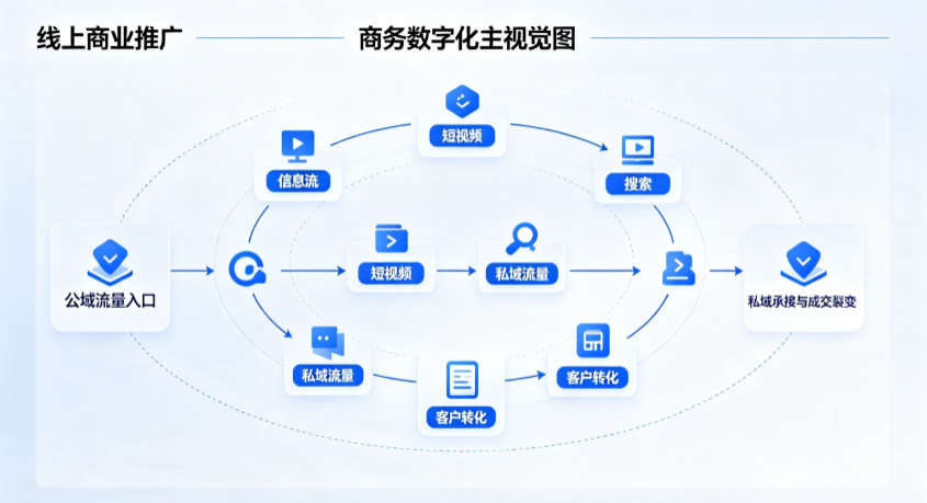 贵港线上商业推广怎么做？全域流量闭环搭建与低成本转化实战指南